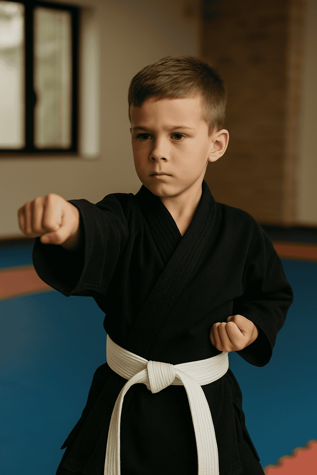 Kids learn discipline in martial arts