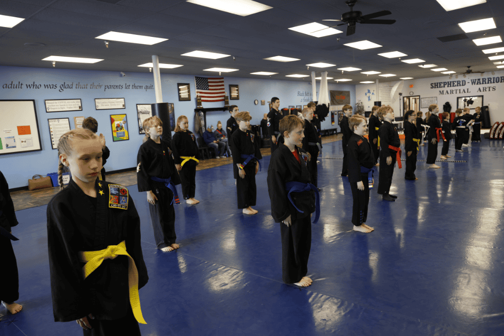 Martial arts teaches focus and discipline
