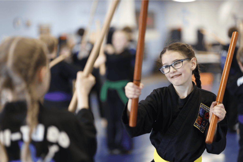 Our kids martial arts program teaches 5 styles of martial arts